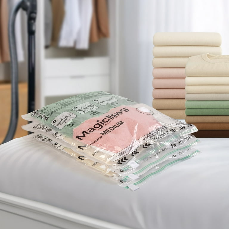 Medium Vacuum Storage Bags, 3-Pack Flat Compression photo 4