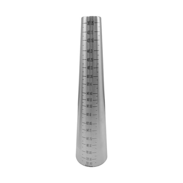 Mandril para pulseras, herramienta para reparar joyas, herramienta para dimensionar brazaletes, palo para hacer pulseras Redondo de acero inoxidable