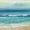 Serene Seaside Sunrise, variant on Elephant Stock Coastal Breezes Wall Art - Horizontal Canvas Wall Art - Living Room Wall Decor - Beach Canvas - Gray And Blue Decor By Sally Swatland - 12" x 8"