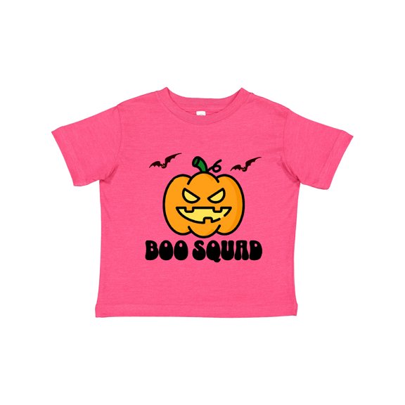 Inktastic Funny Halloween Boo Squad Pumpkin Boys or Girls Toddler T-Shirt