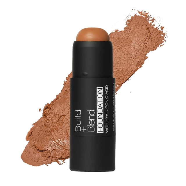 Palladio BUILD + BLEND - Barra de base, barra de contorno para cara, maquillaje profesional para un
