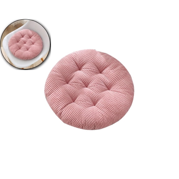 VQPeo Soft Round Chair Pad Chair Cushion Soft and Comfortable Seat Cushions for Kitchen Dining Office Chairs(Pink)