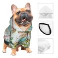 thumbnail image 3 of Fotbe Watercolor Palm Tree Sudadera con Estampado para Perros Pequeños – Suéter con Capucha para Mascotas, Tela Suave de Forro Polar con Bolsillo-X-Large, 3 of 7