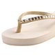 thumbnail image 3 of FLOPS para mujeres Rhinestones Flip Plataforma Sandalias de tanga para verano (M) White, 3 of 8