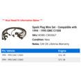thumbnail image 2 of Spark Plug Wire Set - Compatible with 1994 - 1995 GMC C1500, 2 of 2