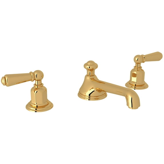 Perrin And Rowe U.3705L-2 Edwardian 1.2 GPM Widespread Bathroom Faucet - Brass