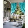 thumbnail image 4 of nqOlkjepod Outdoor Curtains for Patio Waterproof, Turtle Outdoor Privacy Panels Grommet, Coastal Seaside Nature Ocean Marine Animal Blackout Outside Curtains for Porch/Cabana 54"x95", 1 Panel, 4 of 8