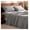 04 - Light Grey, variant on Flannel Sheet Set 100% Cotton, Soft Heavyweight - Double Brushed Flannel - Deep Pocket (Twin-XL, Sage)