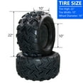 thumbnail image 2 of 4PR Tubeless All-Terrain AT22X10-10 Tire Set – 2-Pack | For ATV/UTV & Off-Road | Compatible with 10-Inch Rims for Lawn & Garden Equipment, 2 of 6