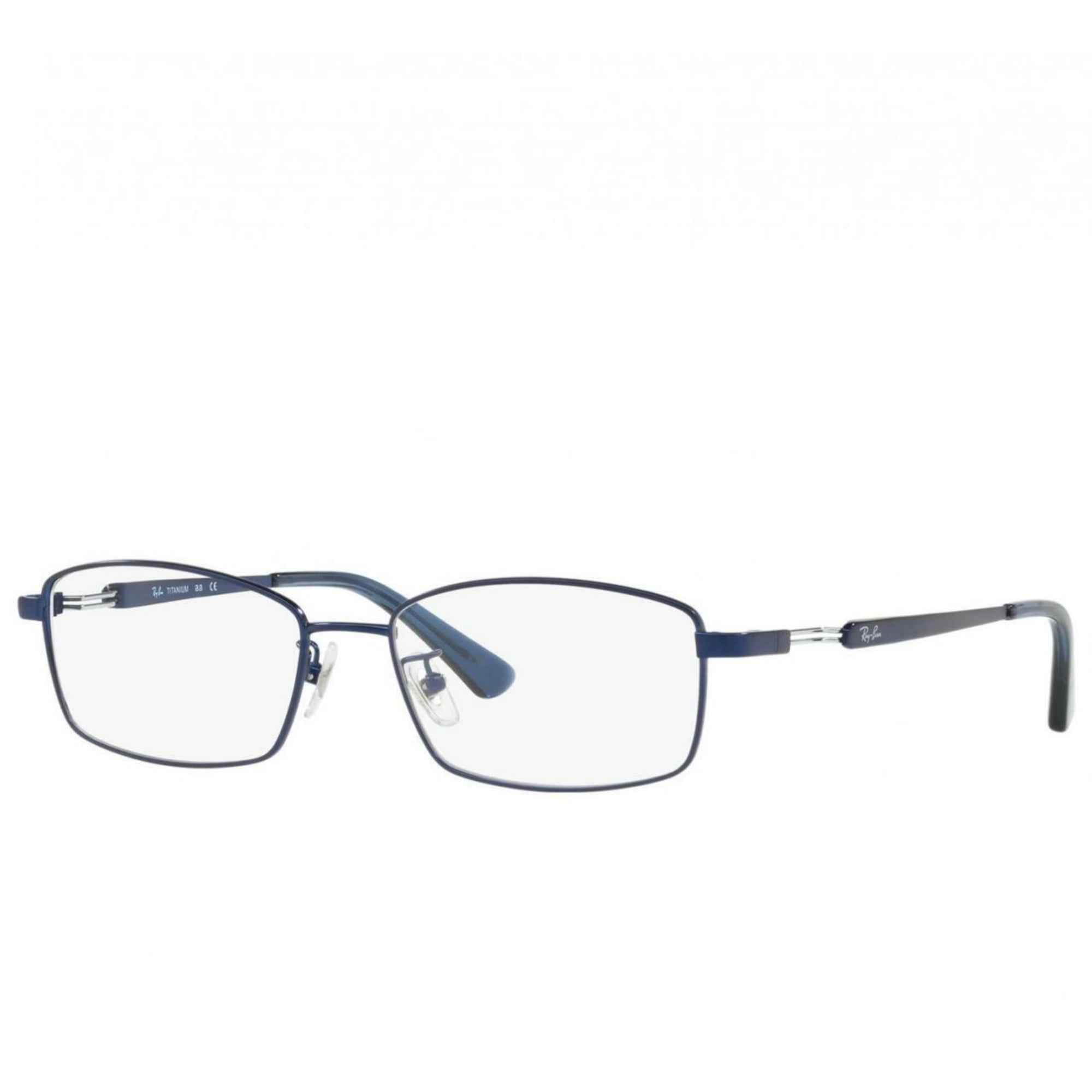 Ray-Ban RB8745D-1061 Blue Rectangular Titanium Men's Eyeglasses -  
