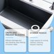 thumbnail image 3 of JUE-FISH JU-C09-0129-01 Kitchen Sink Strainer Drain Filter Basket Anti Clogging Food Debris Catcher, 3 of 5