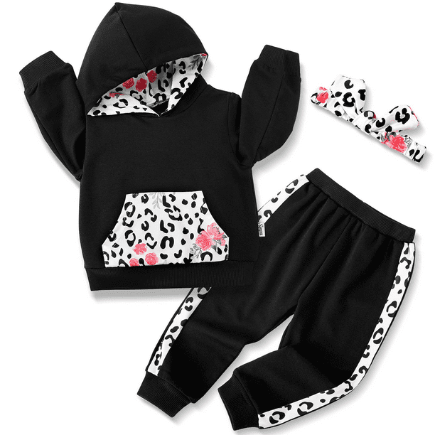 Toddler Girls Clothes 1T 2T 3T 4T Spring Outfits Baby Hoodies