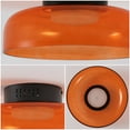 thumbnail image 5 of Jonathan Y 12" Minimalist Iron/Glass Dimmable Integrated LED Flush Mount, Orange/Black, 5 of 7