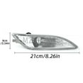 thumbnail image 3 of MZORANGE Pair Left Right Fog Light for Toyota Sienna 2006-2010 LED Front Bumper Clear Lens, 3 of 5