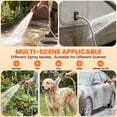 thumbnail image 4 of KOYMISKU Garden Hose 50FT, Stainless Steel Water Hoses with 10-Mode Nozzle Sprayer, Tangle Free Water Pipe for Yard Outdoor, 4 of 8