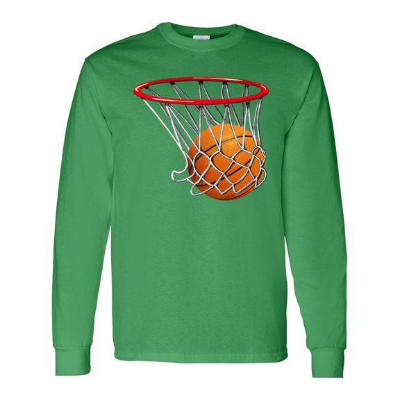 Inktastic Basketball Swish Long Sleeve T-Shirt
