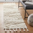 thumbnail image 2 of SAFAVIEH Kenya Annabelle Solid Wool Area Rug, Ivory/Beige, 2' x 3', 2 of 6