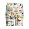 thumbnail image 5 of Easygdp Dogs Funny Pets Men's Short Pajama Pants, Sleep Shorts, Household Pants, Casual Pants with Pockets - XX-Large, 5 of 9