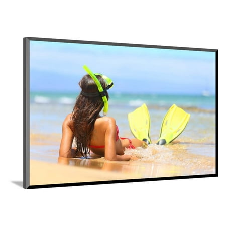 woman relaxing on summer