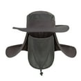 thumbnail image 6 of Wide Brim Fishing Hat Outdoor Sports Sun Protection Neck Face Flap Cap Hiking, 6 of 7