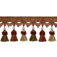 thumbnail image 5 of Tassel Fringe Trim Beaded Tassel Fringing Trimmings Ball Fringe Lampshades Trim Curtain Trim Sewing Fringe Trim 3 yards, 5 of 5