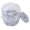 thumbnail image 2 of 13.2lb Rice Dispenser, 6 Grid Kitchen Food Storage Container Dry Food Dispenser, Rotating Cereal Dispenser Pantry Organization Grain Storage for Corn Kernels, Nuts, Snack, 2 of 8