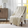 thumbnail image 2 of Gracie Mills Salvatore Oversized Stitched Scalloped Edges Throw Blanket - GRACE-3726, 2 of 4
