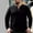 Black, variant on Long Sleeve Henley Shirts for Men Casual Oversized Pullover Fashion Loose 4-Button Crewneck T-Shirt Tops - Black