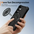 thumbnail image 4 of for Samsung Galaxy S24 FE Phone Case [Compatible with Mag-Safe] [Built-in Invisible Stand] [Heavy Duty Drop Protection] Shockproof Rugged Protective Magnetic Cover for Samsung Galaxy S24 FE, Black, 4 of 7
