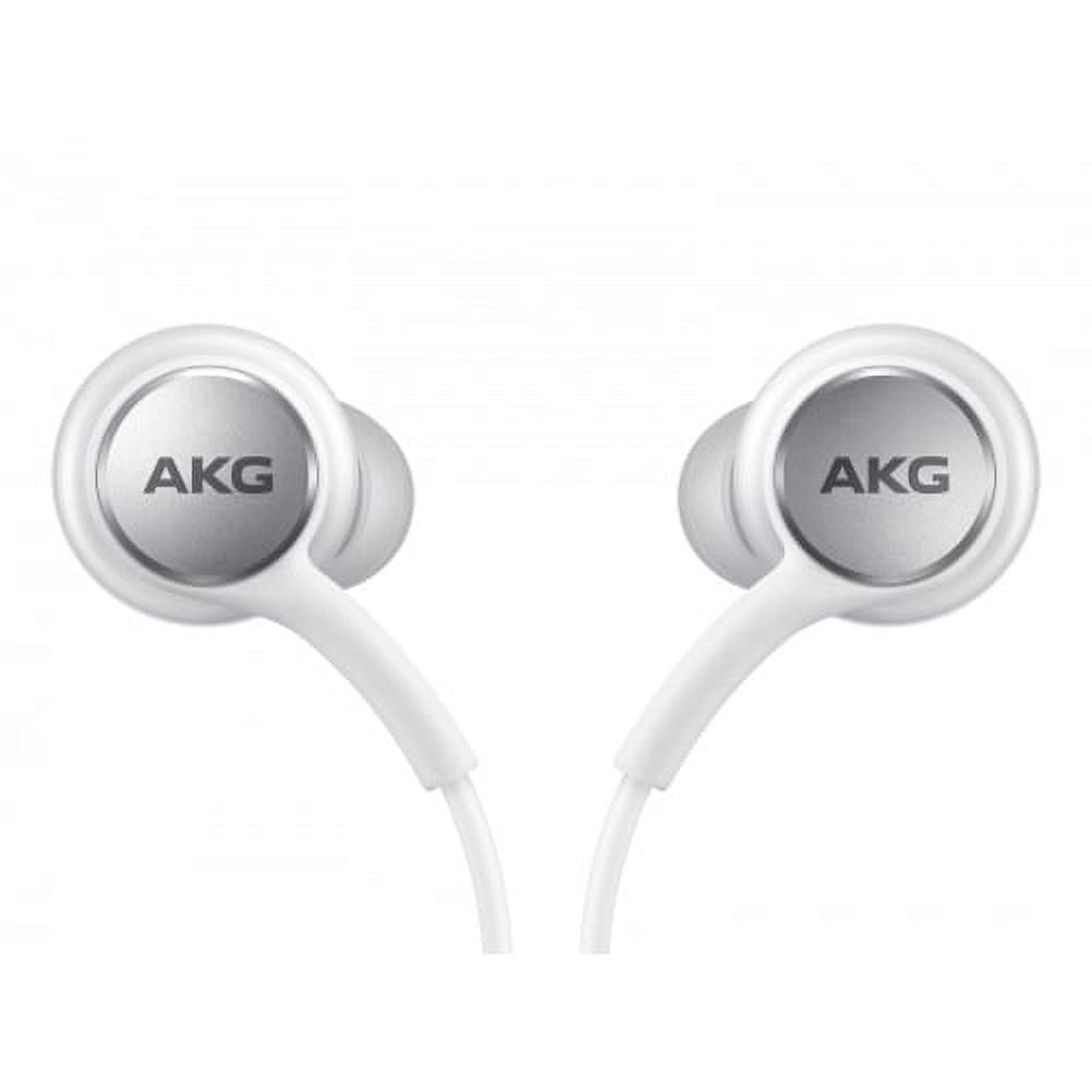 AKG TYPE-C Earphones for Google Pixel 5 Phone - OEM Headphones USB-C Earbuds w Mic Headset White Handsfree Earpieces G6G Compatible With Google Pixel 5