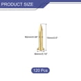 thumbnail image 2 of Uxcell 120 Pack Small Tiny Nails 2x15mm(DxL) Tiny Brass Nails Hardware Nails Small Nail, Brass Tone, 2 of 5