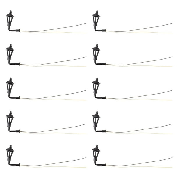 10 apliques de pared en miniatura con luz cálida LED 150