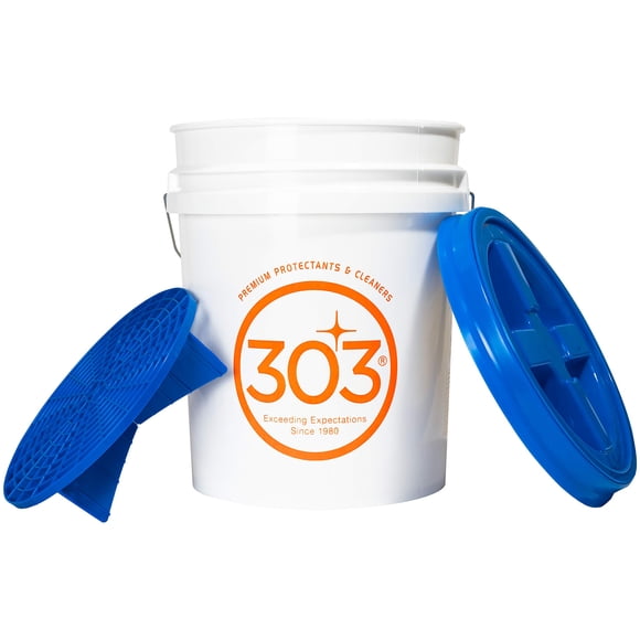 303 Produits 39014 Seau de Lavage Blanc, 5 Gallons