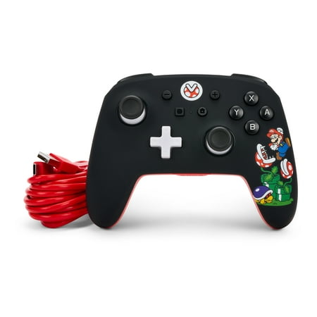 PowerA - Enhanced Wireless Controller for Nintendo Switch - Mario Mayhem