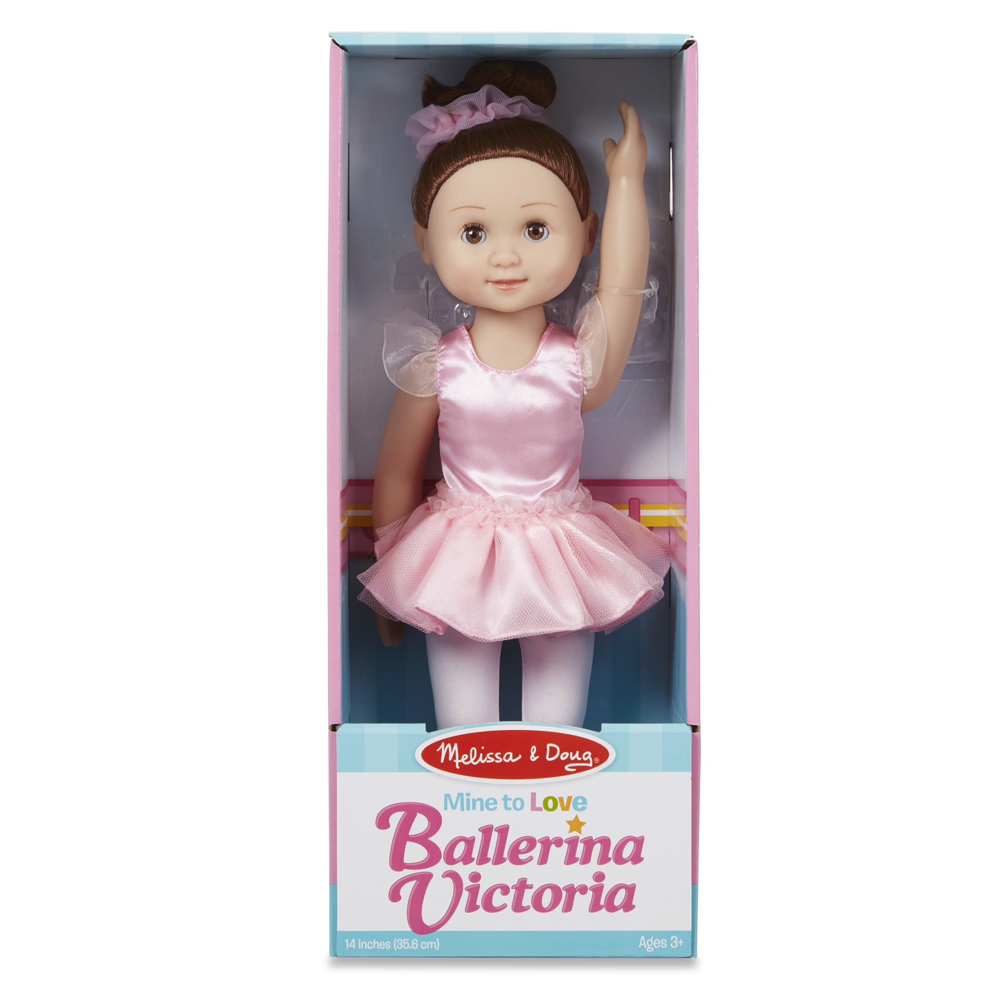 MELISSA & Doug Victoria 14-Inch poseable Ballerina Bambola 14887 