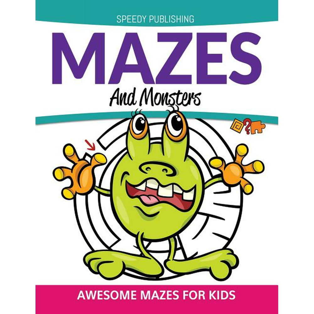 Mazes And Monsters Awesome Mazes For Kids (Paperback)