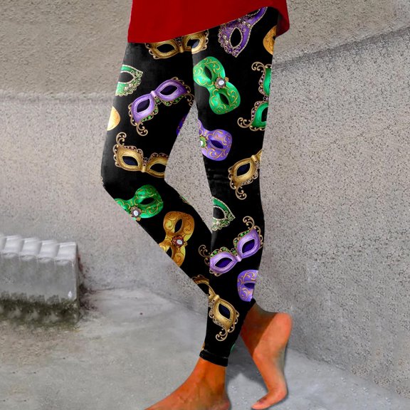 Leggings for Women Graphic Print Tights Control Sport High Waisted Soft Stretchy Yoga Pants
