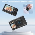 thumbnail image 6 of Dual Screen 5K Digital Camera, 18x Zoom, WiFi Vlogging Camera with 32GB Card, Battery & Reader, Portable for Beginners, Photography, 6 of 11