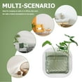 thumbnail image 3 of LOLIPPYY Green Plastic Wall 11.5 Inch - Space Saving Decorative Planter with Easy Hydroponic Care for Indoor Gardening, 3 of 6