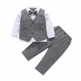 thumbnail image 1 of Traje formal para bebés y niños, traje de esmoquin para boda de caballero, 1 of 5