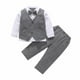 thumbnail image 1 of Traje formal para bebés y niños, traje de esmoquin para boda de caballero, 1 of 5