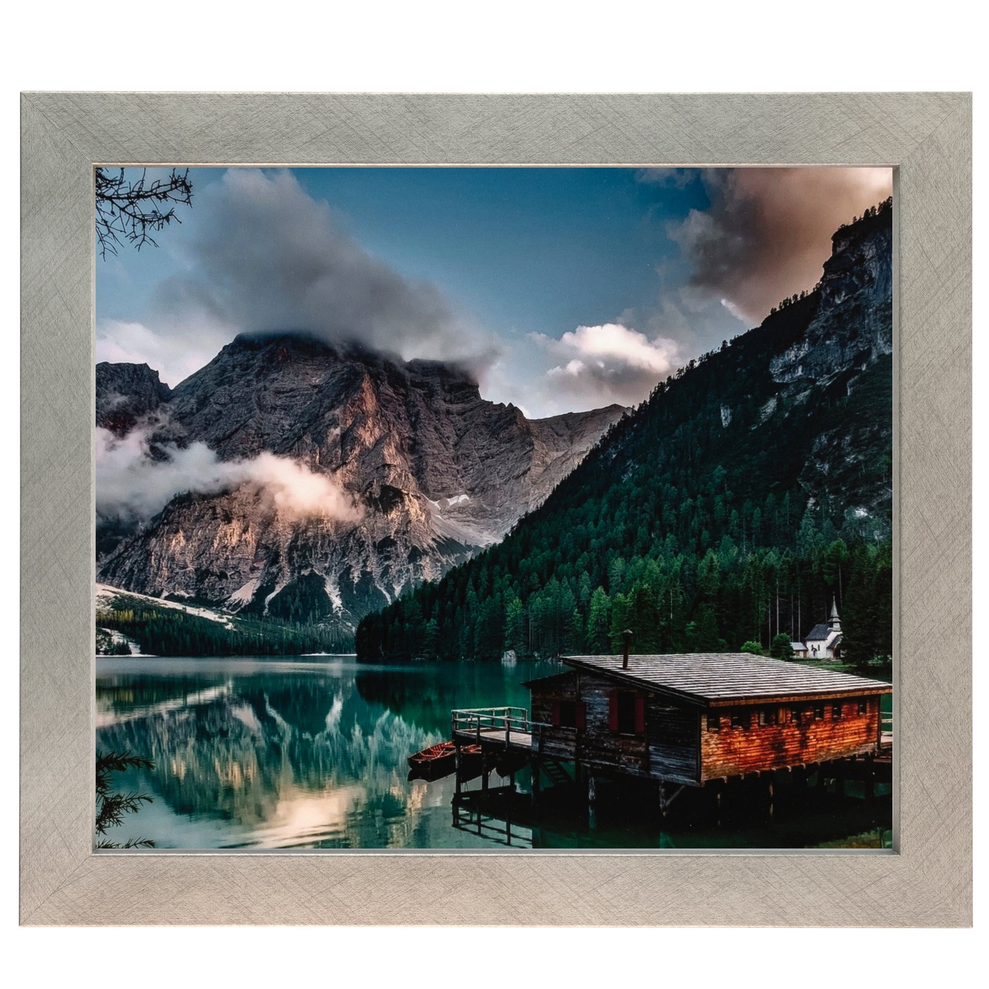 ArtToFrames 24" x 30" Classic Silver Picture Frame, 24x30 inch Gray MDF Poster Frame (WOM-4499), 5 Pack