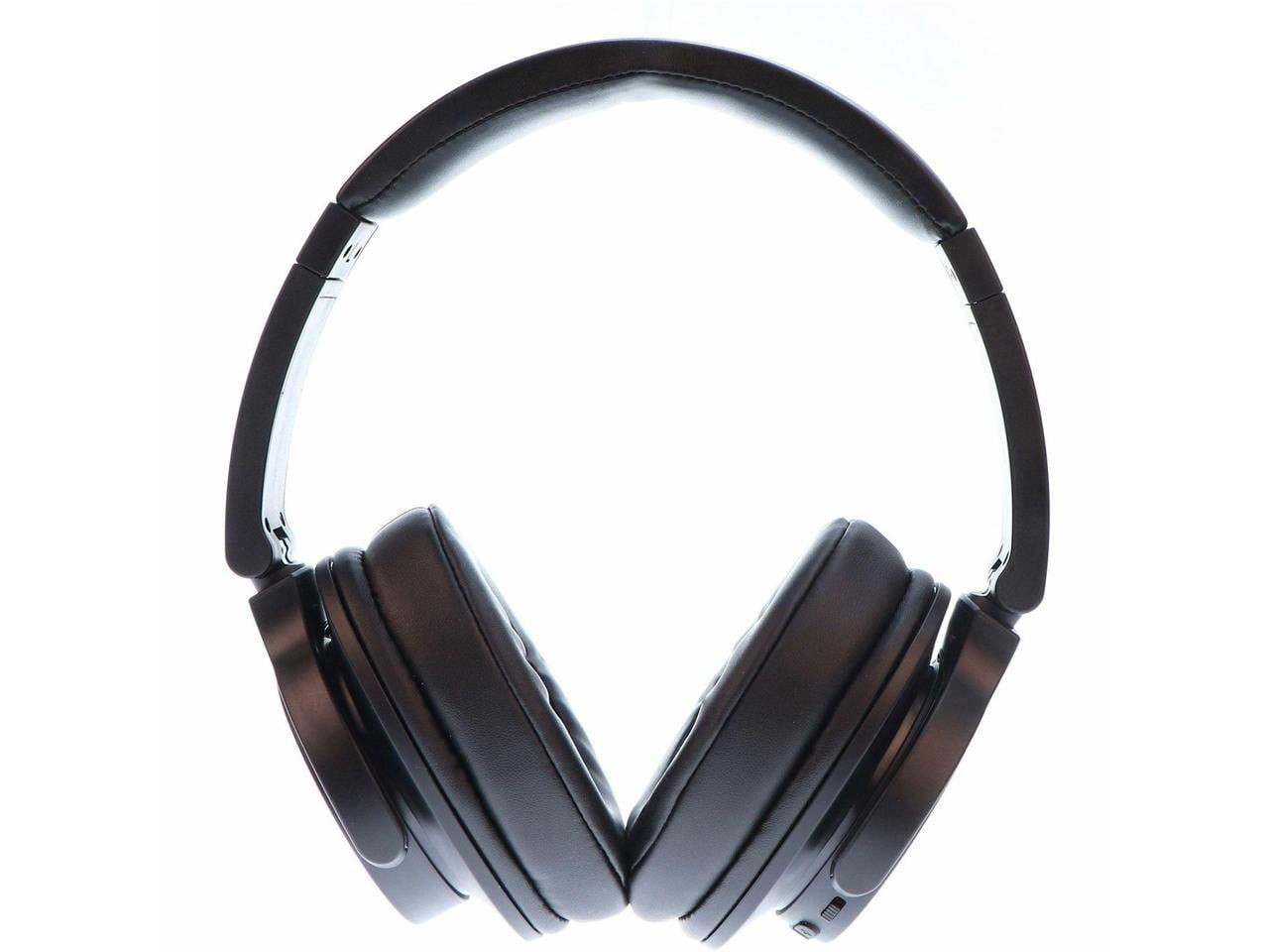 Maxell Bass 13 Active Noise Cancellation Wireless Headphones with Boom MIC, Black