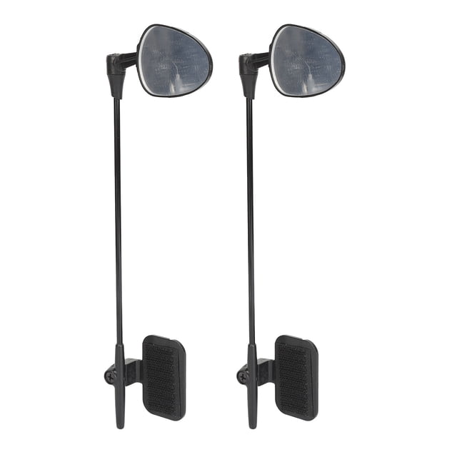 Bicycle Helmet Rearview Mirror, Clear Vision 1 Pair Bike Helmet Mirror Long Shaft for Mountain Bike