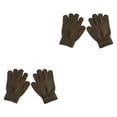 thumbnail image 3 of Qarigey 1 par de guantes para niños, accesorios de ropa, guantes cómodos de punto de Color sólido para niños y niñas para invierno, verde Ejercito verde 2piezas, 3 of 6