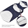 thumbnail image 2 of Dog Raincoat Dog Raincoat Hoodie with Reflective Stripes for Large Dogs 6XL, 2 of 7
