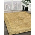 thumbnail image 3 of Ahgly Company Machine Washable Indoor Rectangle Abstract Cinnamon Brown Area Rugs, 4' x 6', 3 of 7