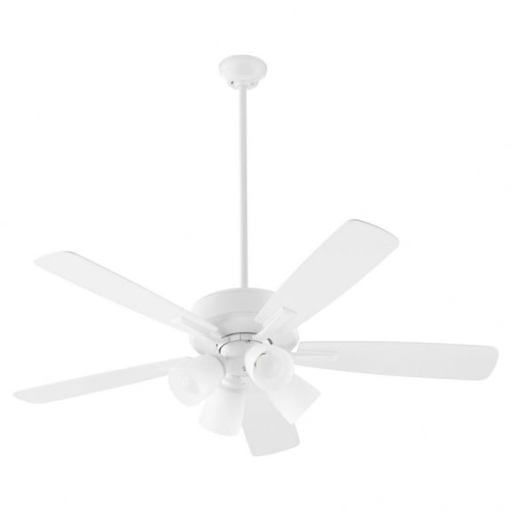 Quorum Lighting - Ovation - 5 Blade Ceiling Fan with Light Kit In Transitional