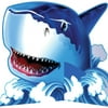 Pack of 6 Blue Shark Splash Die-cut Standup Centerpiece Party Decors 9"