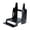 Black, variant on QSTDGVPW Label Holder Label Stand Bracket Practical Sturdy Stable for Rolls and Fan Fold Gray